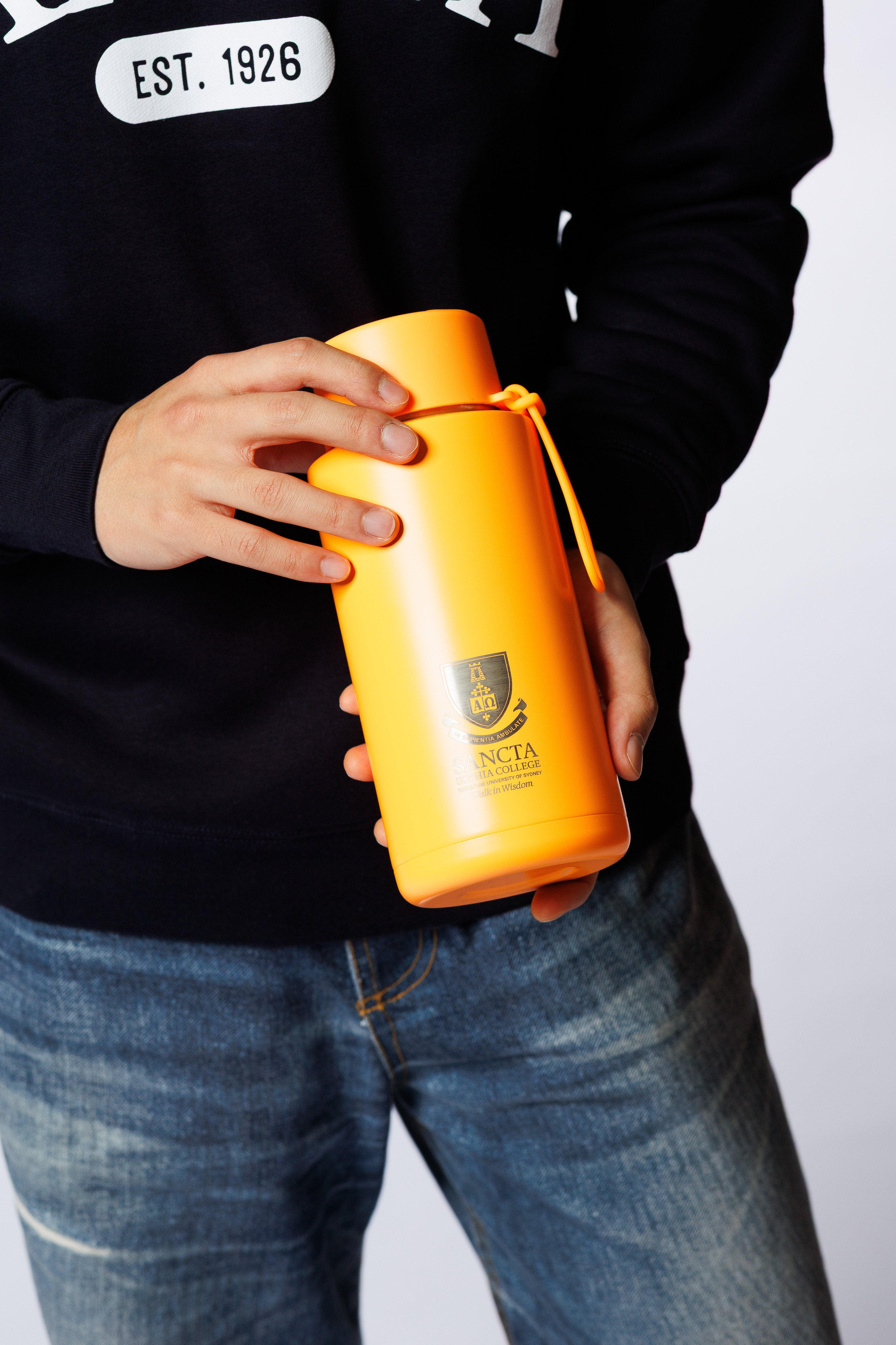 Sancta x Frank Green Ceramic Reusable Bottle (1L)