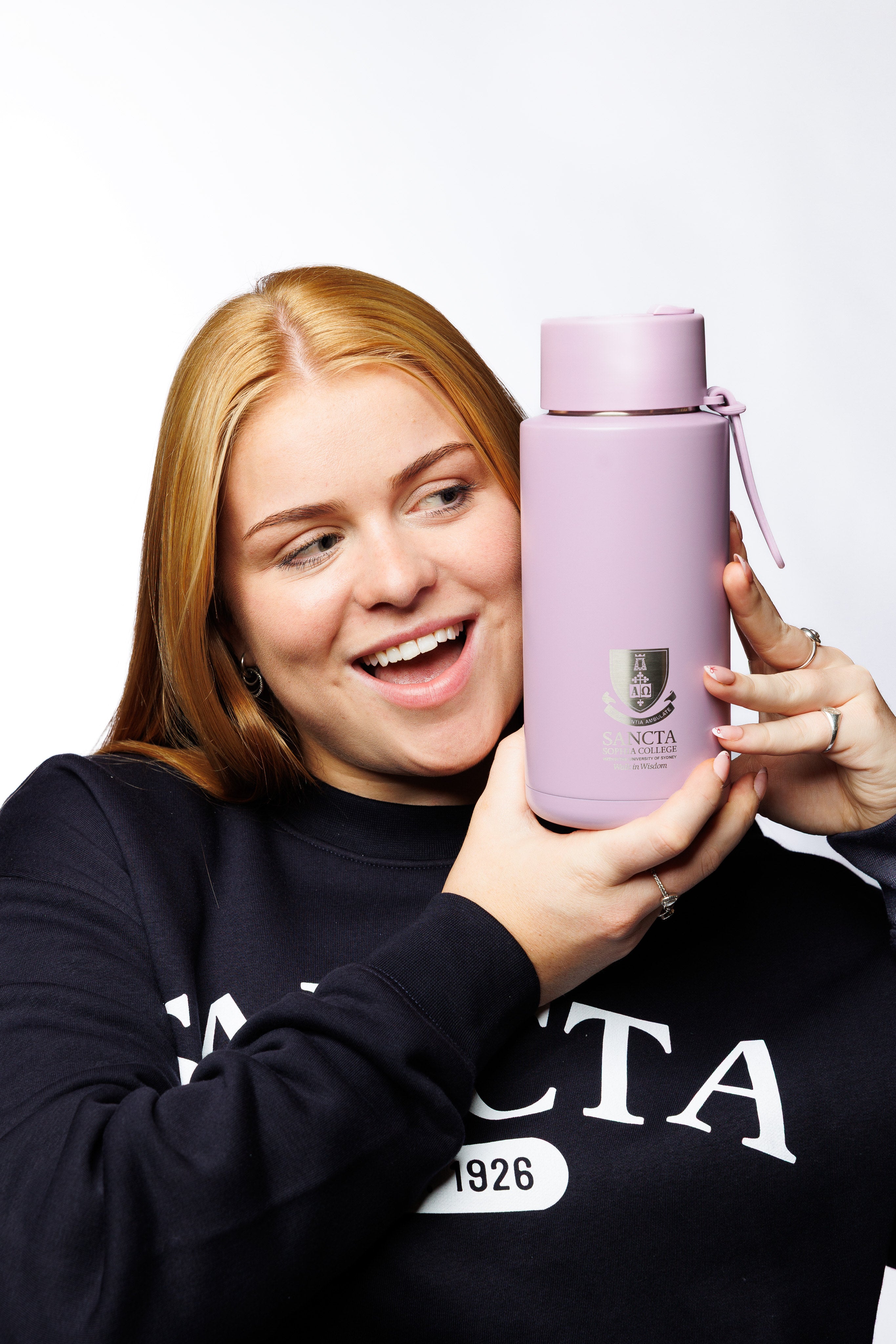 Sancta x Frank Green Ceramic Reusable Bottle (1L)