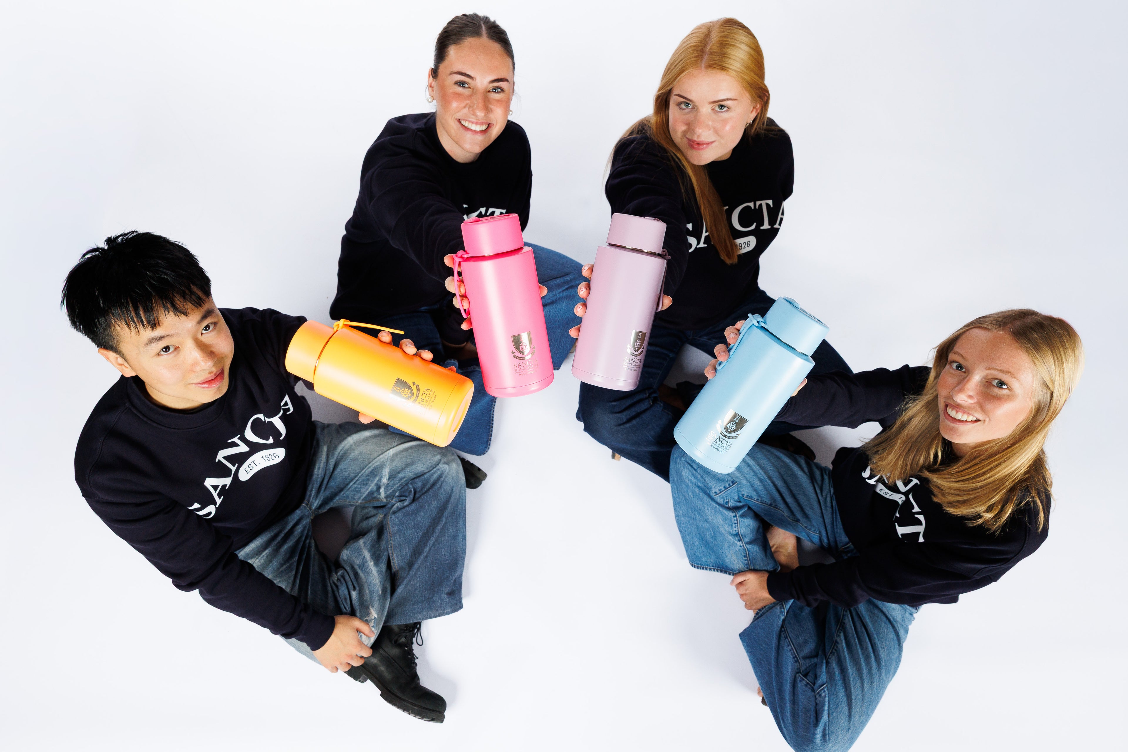 Sancta x Frank Green Ceramic Reusable Bottle (1L)